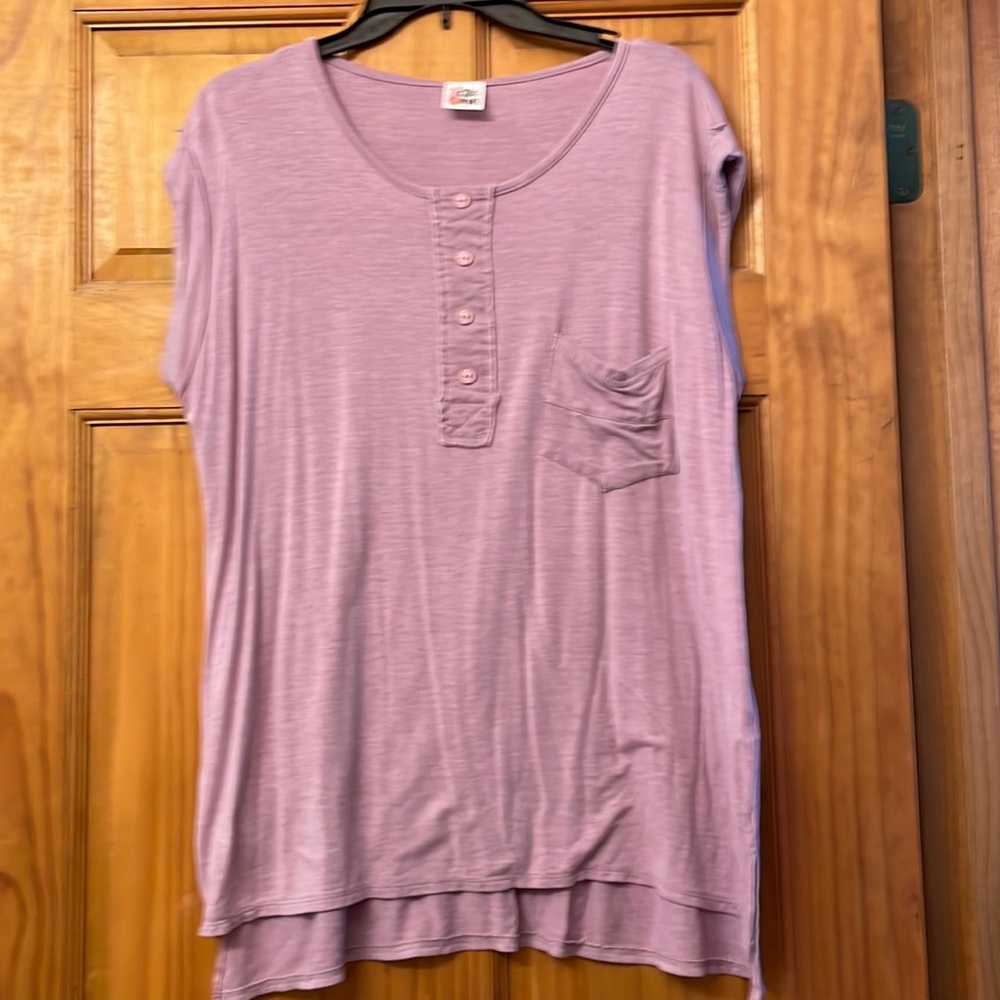 Light purple tunic top